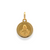 18Kt Sacred Heart & Our Lady of Carmen Scapulary 12mm/0.47in