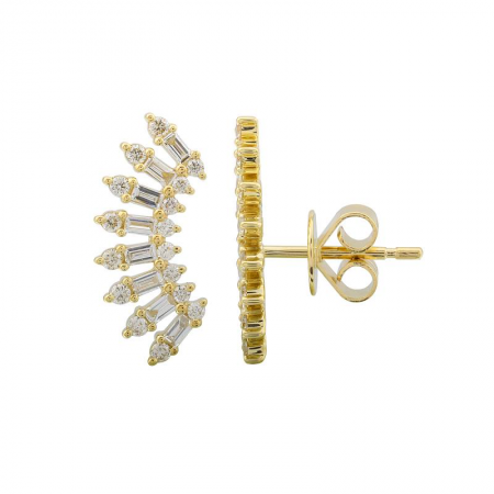 14Kt Diamond Crawler Piercing