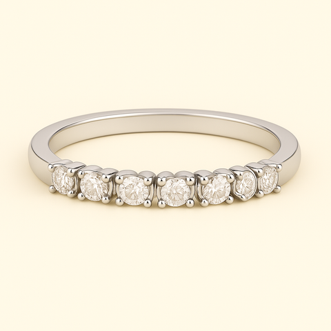 14K Diamond Band – Round Diamonds, 0.17 Ctw
