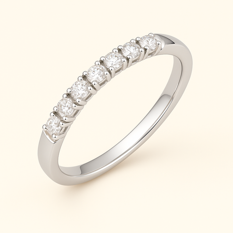 14K Diamond Band – Round Diamonds, 0.17 Ctw