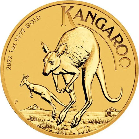 1 oz. Australian Gold Kangaroo Coin SPOT+$105.00