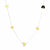 14Kt Small Hearts Necklace (Adjustable Length)