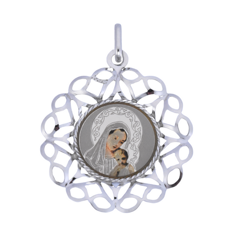 18Kt Bezeled Medal