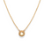 18Kt Citrine Diamond Cut Beads Necklace (Adjustable Length)