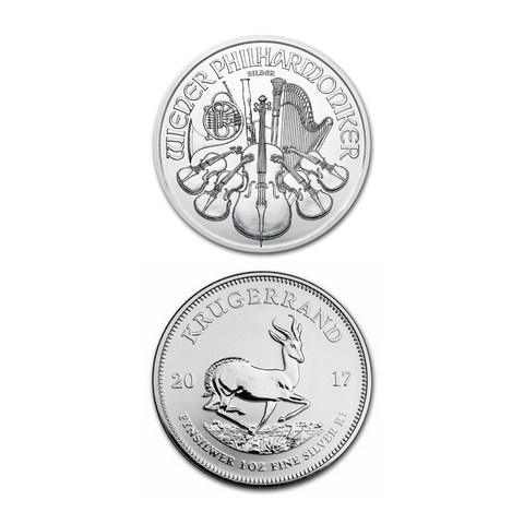 CHOOSE ANY 4 - 1oz Sovereign Silver Rounds