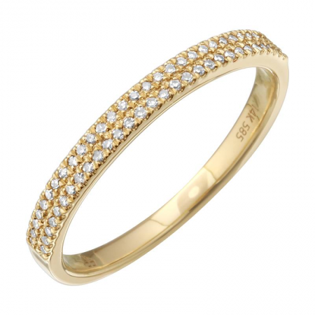 14Kt Diamond Pinky Ring