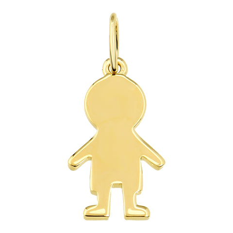 14Kt Boy Charm Pendant