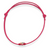 9Kt Dangling Moon Pink Leather Bracelet