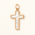 14Kt Large Bezeled Mother of Pearl Cross