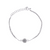 14Kt Sliced Bezeled Diamond Bracelet
