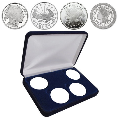 CHOOSE ANY 4 - 1oz Silver Rounds