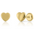 18Kt Heart Earrings