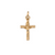 14Kt Small Tube Crucifix