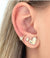 14Kt Diamond Starburst Ear Cuff