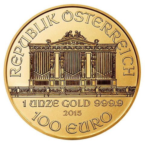 1 oz. Austrian Philharmonic Gold Coin SPOT+$98.00