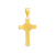 18Kt Engraved St. Benedict Scapulary Crucifix 24mm/0.94in
