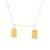 14Kt Double Scapulary Necklace (Adjustable Length)
