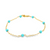 18Kt Turquoise Beads Bracelet