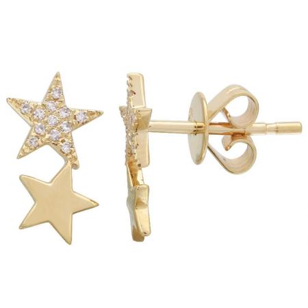 Double Star Earrings - VaskiaJewelry