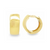 14Kt Medium Width Huggie Earrings 10mm/0.39in