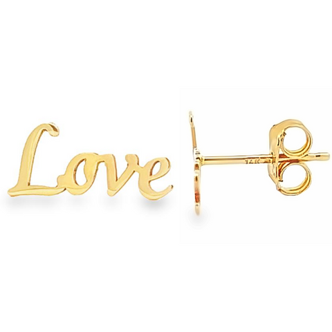 14Kt Love Piercing