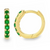 14Kt Emerald Huggies (Single)