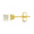 18Kt Diamond Stud Earrings 3mm/0.12in