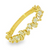 18Kt Asymmetric Baguette Diamond Ring