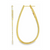 18Kt Diamond Drop Hoops 38mm/1.5in