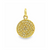 14Kt Diamond Disc Charm
