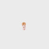 14K Yellow Gold Marquise Cubic Zirconia Stud Piercing – Screw Back (Single)