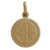 18Kt Saint Benedict Medal 17mm/0.66in